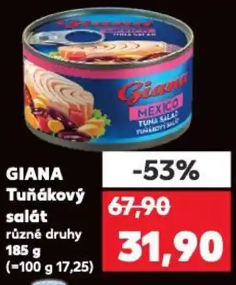 Kaufland GIANA Tuňákový salát nabídka