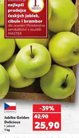 Kaufland Jablka Golden Delicious nabídka