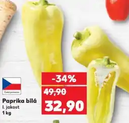 Kaufland Paprika bílá nabídka