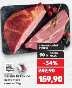 Kaufland Selská krkovice nabídka