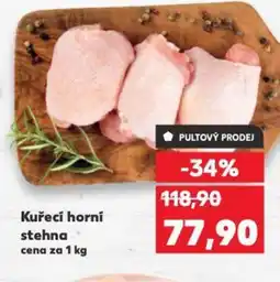 Kaufland Kuřecí horní stehna nabídka