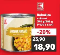 Kaufland Kukuřice nabídka