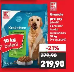 Kaufland Granule pro psy nabídka