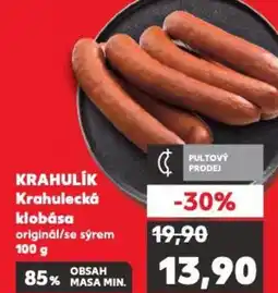 Kaufland KRAHULIK Krahulecká klobása nabídka