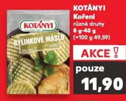 Kaufland KOTÁNYI Koření nabídka