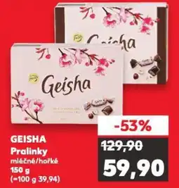 Kaufland GEISHA Pralinky nabídka