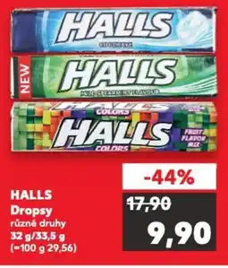 Kaufland HALLS Dropsy nabídka