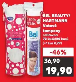 Kaufland BEL BEAUTY/ HARTMANN Vatové tampony nabídka