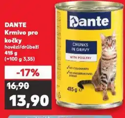 Kaufland DANTE Krmivo pro kočky nabídka