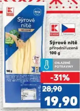 Kaufland Sýrové nitě nabídka