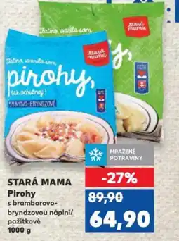 Kaufland STARÁ MAMA Pirohy nabídka