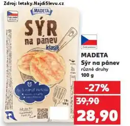 Kaufland MADETA Sýr na pánev nabídka