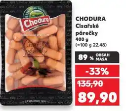 Kaufland CHODURA Císařské párečky nabídka