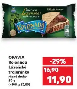 Kaufland OPAVIA Kolonáda Lázeňské trojhránky nabídka