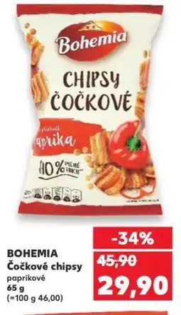 Kaufland BOHEMIA Čočkové chipsy nabídka