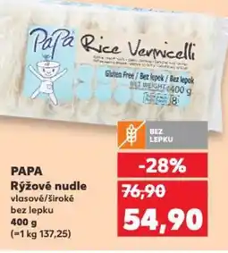 Kaufland PAPA Rýžové nudle nabídka