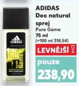 Kaufland ADIDAS Deo natural sprej nabídka