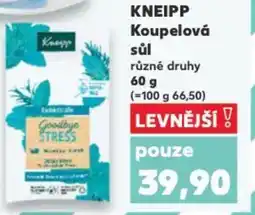 Kaufland KNEIPP Koupelová sůl nabídka