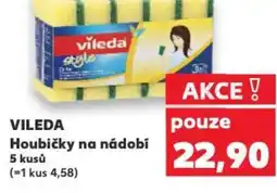 Kaufland VILEDA Houbičky na nádobí nabídka