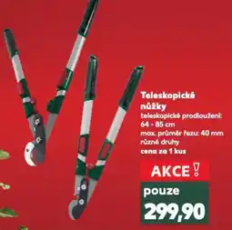 Kaufland Teleskopické nůžky nabídka