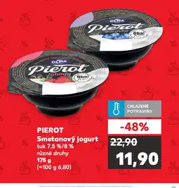 Kaufland PIEROT Smetanový jogurt nabídka