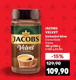 Kaufland JACOBS VELVET Instantní káva nabídka