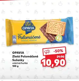 Kaufland OPAVIA Zlaté Polomáčené Sušenky nabídka