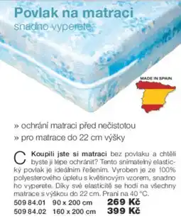 Decodoma Povlak na matraci snadno vyperete nabídka