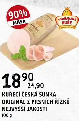 Terno KUŘECÍ ČESKÁ ŠUNKA ORIGINÁL Z PRSNÍCH ŘÍZKŮ NEJVYŠŠÍ JAKOSTI nabídka