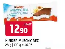 Terno KINDER MLÉČNÝ ŘEZ nabídka