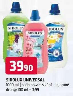 Terno SIDOLUX UNIVERSAL nabídka