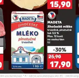 Kaufland Trvanlivé mléko 3,5% nabídka