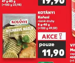 Kaufland Kotányi koření nabídka