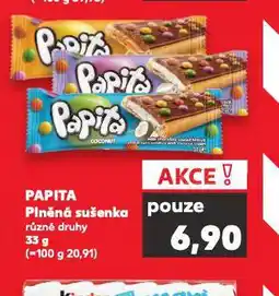 Kaufland Papita plněná sušenka nabídka