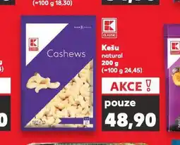 Kaufland Kešu natural nabídka
