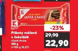 Kaufland Piškoty máčené v čokoládě nabídka