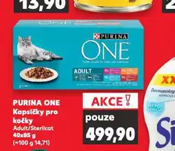 Kaufland Purina one kapsičky pro kočky nabídka