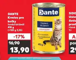 Kaufland Dante krmivo pro kočky nabídka