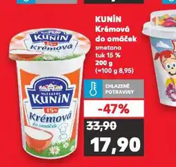 Kaufland Kunín krémová do omáček nabídka