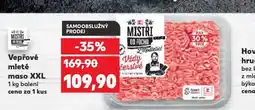 Kaufland Vepřové mleté maso xxl nabídka