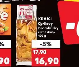 Kaufland Krajči cyrilovy brambůrky nabídka