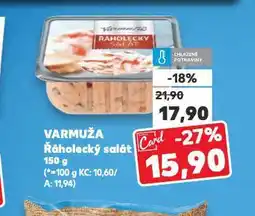 Kaufland Řáholecký salát nabídka