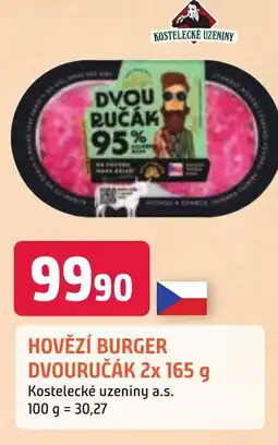 Trefa HOVĚZÍ BURGER DVOURUČÁK 2x 165 g nabídka