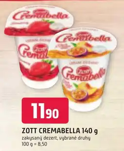 Trefa ZOTT CREMABELLA 140 g nabídka