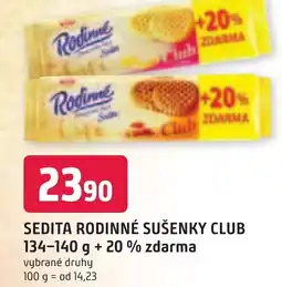 SEDITA RODINNÉ SUŠENKY CLUB