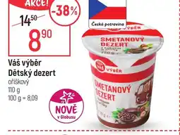 Globus Váš výběr Dětský dezert nabídka