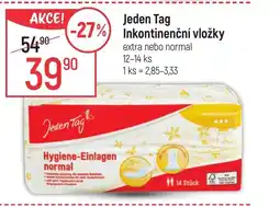 Globus Jeden Tag Inkontinenční vložky nabídka