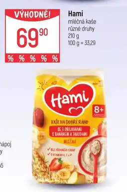 Globus Hami mléčná kaše nabídka