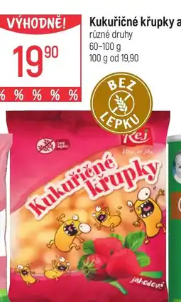 Globus Kukuřičné křupky a tyčky nabídka
