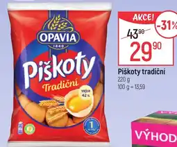 Globus Piškoty tradiční nabídka